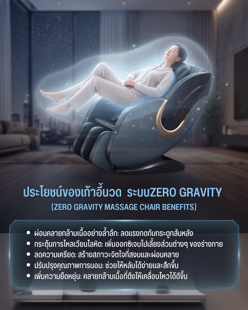 Zero Gravity massage chair benefits
